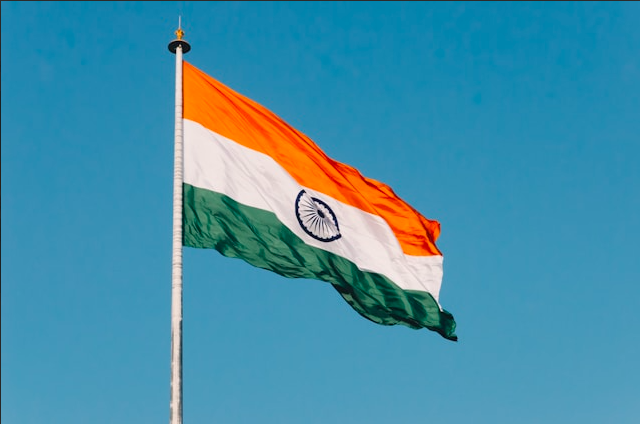 Photograph of Flag of India