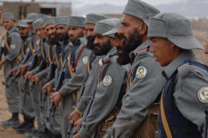 Afghan National Police by Michael Bracken