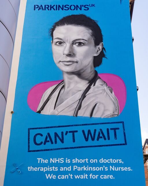 Parkinson's UK Can't Wait - Leeds, from Parkinson’s UK Photograph of mural for Parkinson's UK Can't Wait campaign in Leeds