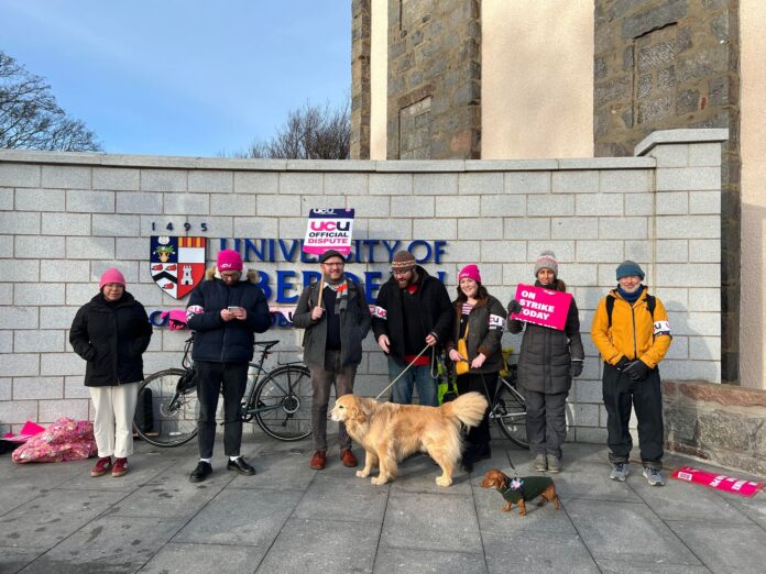 A previous strike at University of Aberdeen (Photo: Andrew Cardno)