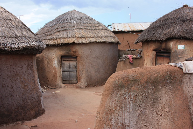 photograph of witch camp in Ghana taken by Curly-Q via Flickr