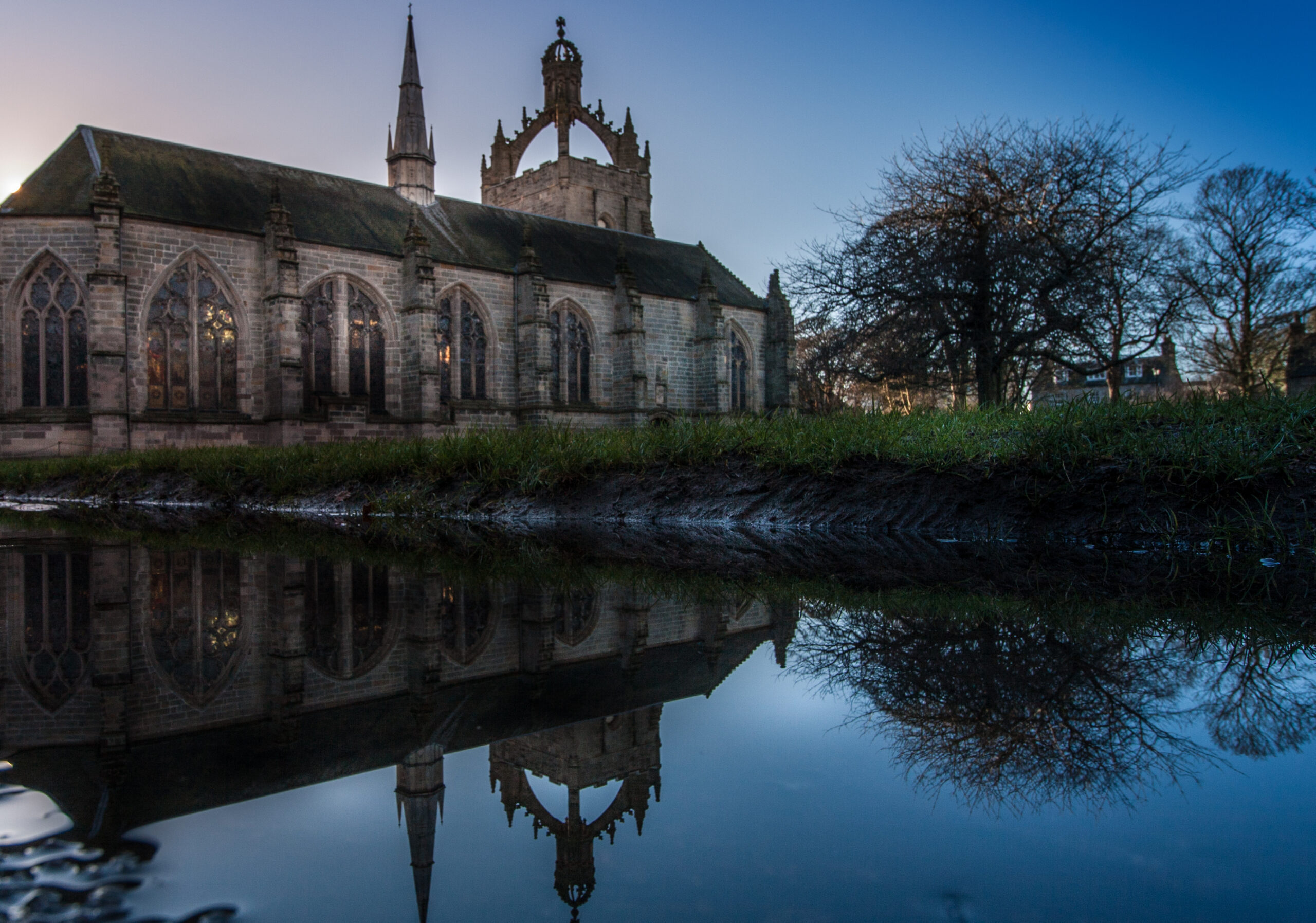 Photograph of kings college via the Gaudie