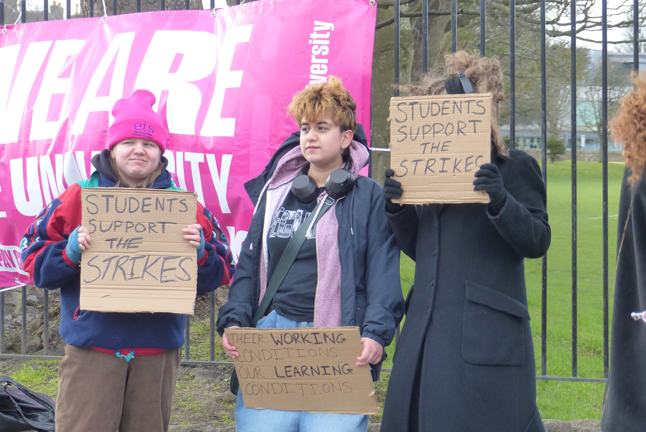 Students joined UCU picket lines in March (Photo: Klaudia Mazur) Students joined UCU picket lines in March (Photo: Klaudia Mazur)