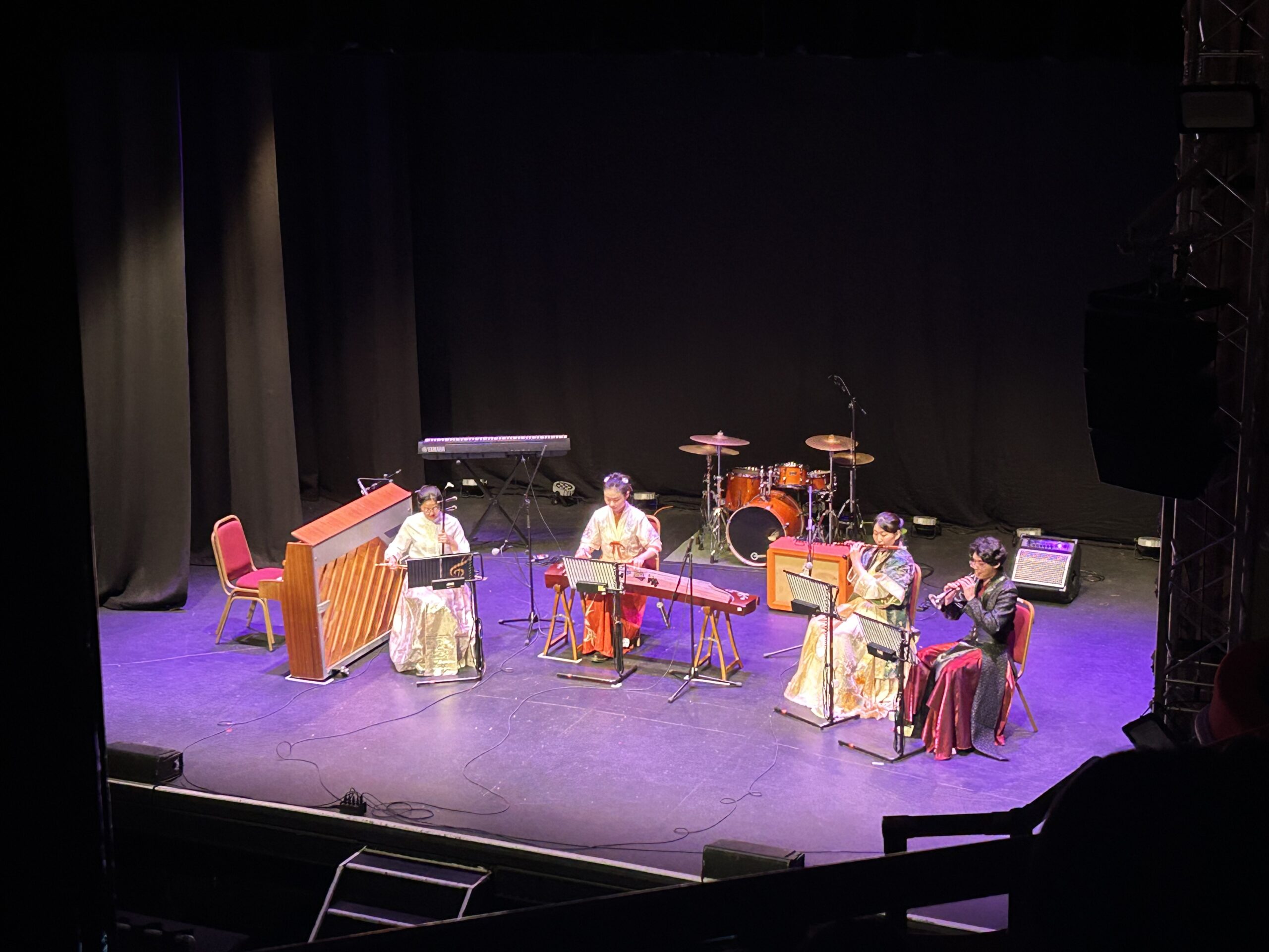 Photogragh of the The Edinburgh Chinese community ensemble taken by Hannah Fortune
