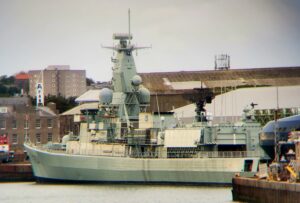 NRP Dom Francesco de Almeida in Telford Dock